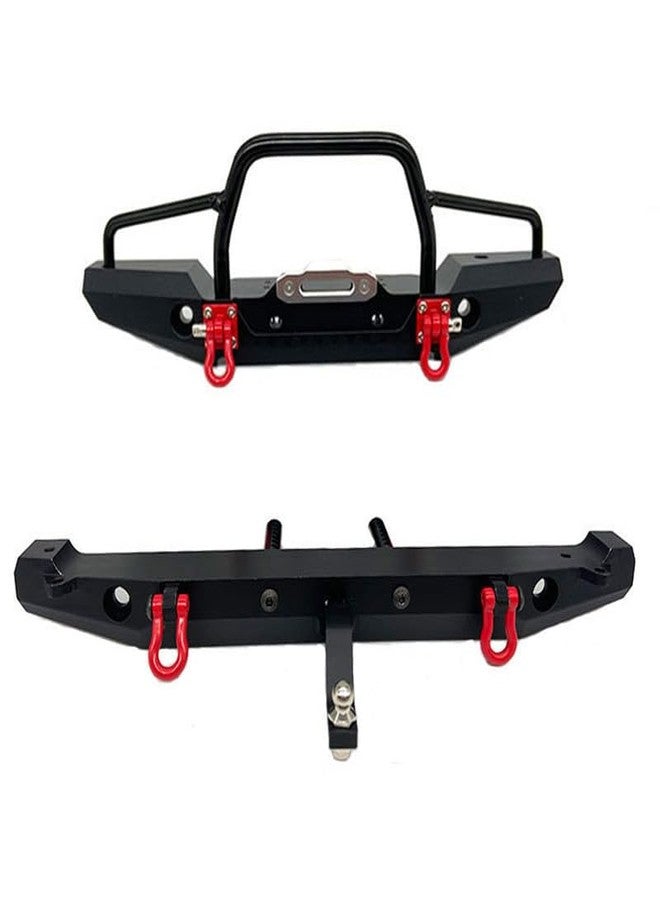YSKMLOLP RC car Metal Front/Rear Anti-Collision Bumper for 1/10 Crawler Car TRX-4 Axial SCX10ii 90046 With Light - Image 1